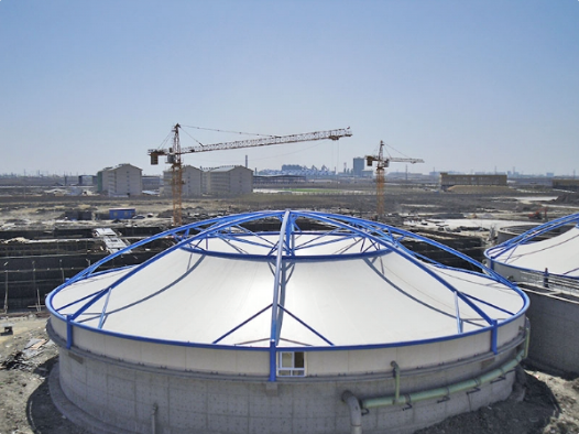 巴中市污水池加盖膜结构建造 - 一站式服务